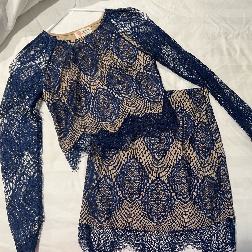 2 piece lace outfit